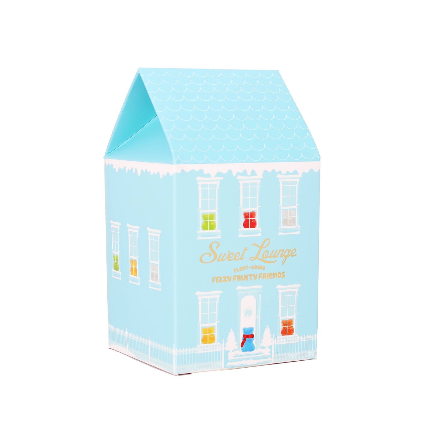 Vegan Fizzy Fruity Friends House Gift Box -Fruity Bears