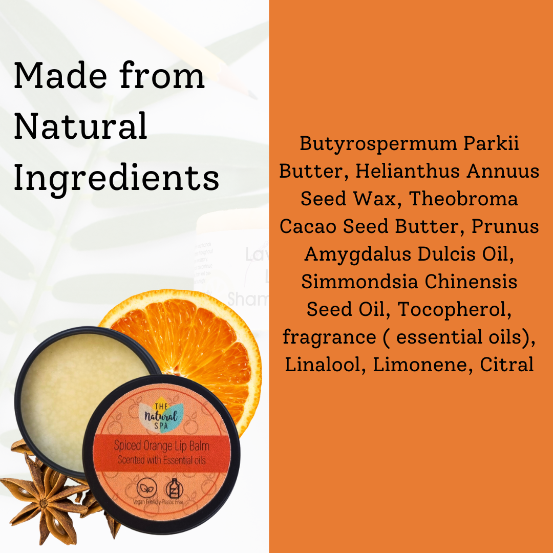 Spiced Orange All Natural Lip Balm